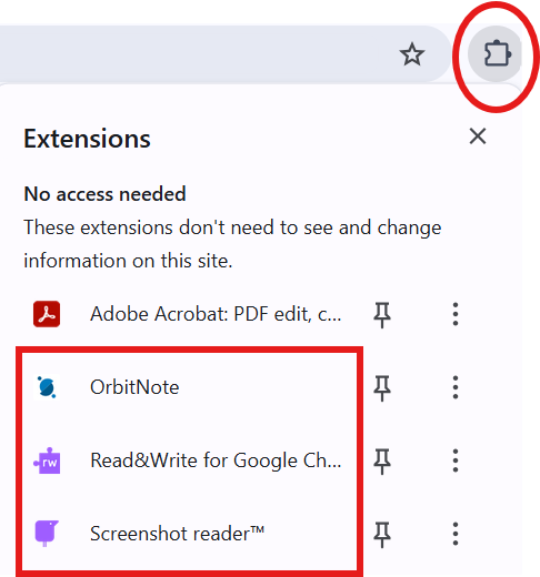 Three Read&Write Extensions